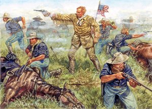 Indiaanse Oorlogen tussen Sioux en Cheyenne Indianen en de Verenigde Staten: De Laatste Slag van George Armstrong Custer (1839-1876), Amerikaanse Cavaleriegeneraal, 25 juni, bij de Slag van Little Big Horn (Bighorn), Montana
