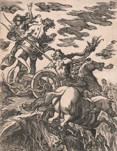 De Ontvoering van Persephone met Pluto te Paard Rechts door Giuseppe Scolari