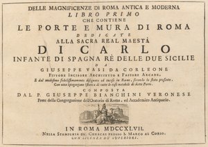 Delle Magnificenze di Roma Antica e Moderna (deel 1)