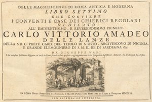 De Pracht van het Oude en Moderne Rome (deel 3) door Giuseppe Vasi