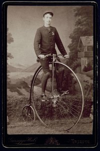 De Fietser door Giuseppe Wulz