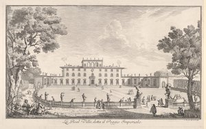 De Koninklijke Villa genaamd il Poggio Imperiale, 1744