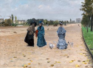 Avenue du Bois de Boulogne door Giuseppe de Nittis