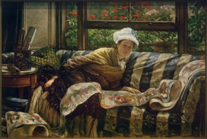 Portret van een dame door Giuseppe de Nittis