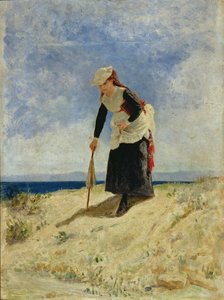 Vrouw op het Strand