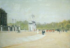 Buckingham Palace door Giuseppe or Joseph de Nittis