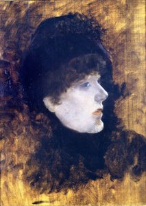 Portret van Henriette Rosine Bernard, bekend als Sarah Bernhardt (1844-1923) door Giuseppe or Joseph de Nittis