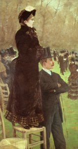 De Races in Auteuil, Parijs door Giuseppe or Joseph de Nittis