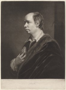 Oliver Goldsmith door Giuseppi Filippo Liberati Marchi after Sir Joshua Reynolds