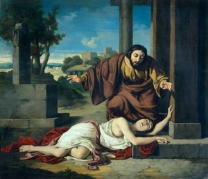 De Leviet van Efraïm, door Giustiniano degli Avancini (1807-1843) door Giustiniano Degli Avancini