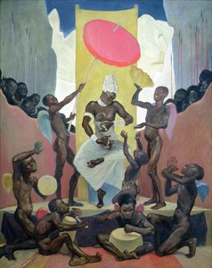 De Zwarte Madonna door Glyn Warren Philpot