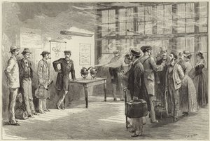 De cholera in Europa (gravure) door Godefroy Durand