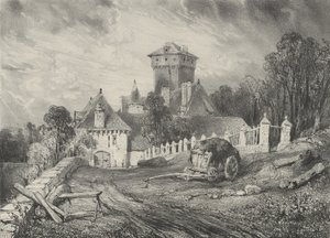 Château de Pesteil à Polminhac, 1832 door Godefroy Engelmann