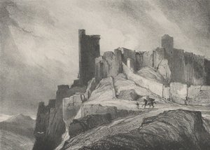 Donjon de Polignac, 1831 door Godefroy Engelmann