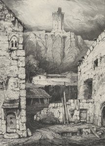 Donjon van het Kasteel van Polignac, 1830