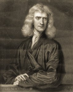 Portret van Sir Isaac Newton