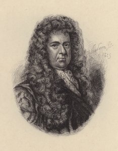 Samuel Pepys, Engelse politicus en dagboekschrijver (ets) door Godfrey (after) Kneller
