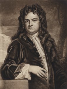 Sir Richard Steele door Godfrey (after) Kneller
