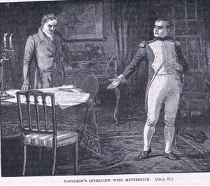 Napoleons ontmoeting met Metternich