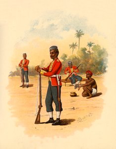 11e Bengal Native Infantry, 1890 door Godfrey Douglas Giles