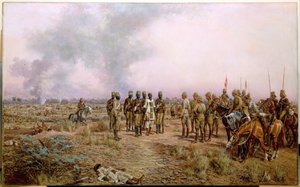 Na de Slag bij Atbara, 8 april 1898 door Godfrey Douglas Giles
