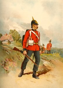 De 2e - The Queens Royal West Surrey, 1890 door Godfrey Douglas Giles