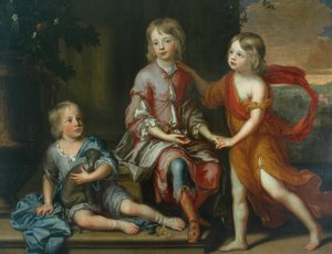 Kinderen van de Howard Familie door Godfrey Kneller