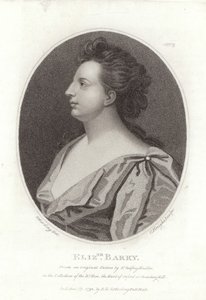 Elizabeth Barry door Godfrey Kneller