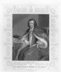 Gilbert Burnet, bisschop van Salisbury, gegraveerd door H. Robinson