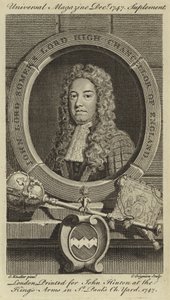 John Lord Somers, Lord High Chancellor van Engeland door Godfrey Kneller