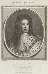 Koning George I van Groot-Brittannië en Ierland door Godfrey Kneller