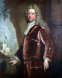 Portret van Admiraal Sir John Norris door Godfrey Kneller