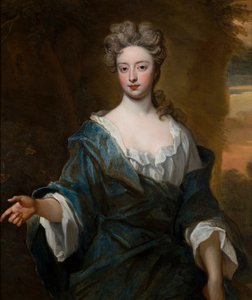 Portret van Charlotte Myddleton, gravin van Warwick door Godfrey Kneller