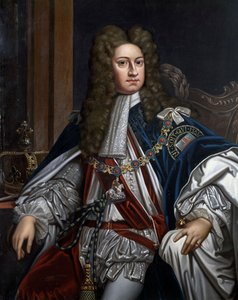 Portret van George I, Koning van Groot-Brittannië (1660-1727) door Godfrey Kneller