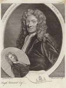 Sir Christopher Wren en Hugh Howard door Godfrey Kneller