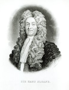 Sir Hans Sloane, gegraveerd door William Home Lizars voor Sloane