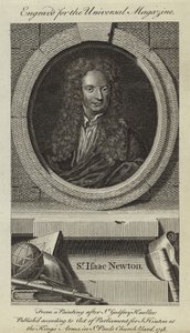 Sir Isaac Newton door Godfrey Kneller
