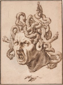 Hoofd van Medusa door Godfried Maes