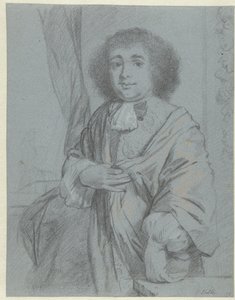Portret van een staande heer