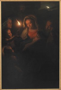 De Heilige Familie door Godfried Schalcken