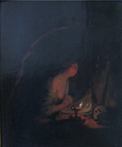 De boetvaardige heilige Maria Magdalena door Godfried Schalcken