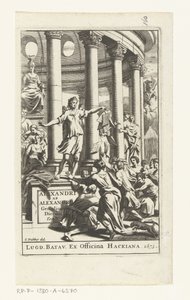 Titelpagina voor Alexander ab Alexandro, Genialium dierum, deel 2, 1673