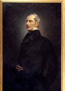 Portret van Alphonse de Lamartine, dichter en politicus door Gonzague Privat