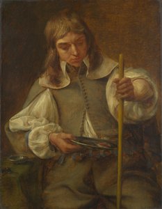 Aanraking. Uit de Serie De Vijf Zintuigen, voor 1661 door Gonzales Coques