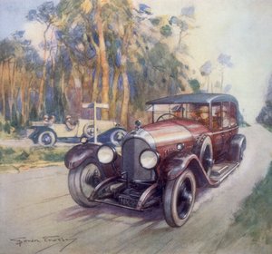 Poster voor Bentley auto