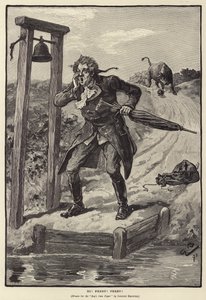 Hi! Veer! Veer! (gravure) door Gordon Frederick (after) Browne