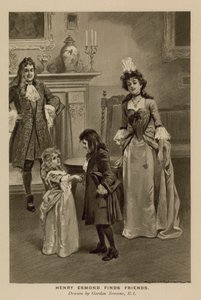Illustratie voor The History of Henry Esmond door Thackeray (lithografie) door Gordon Frederick (after) Browne