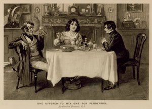 Illustratie voor The History of Pendennis door Thackeray