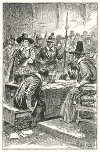 Cromwell verdrijft het Lange Parlement door Gordon Frederick Browne
