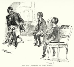 Illustratie voor The Story of the Treasure Seekers door E Nesbit door Gordon Frederick Browne